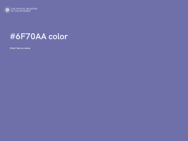 #6F70AA color image