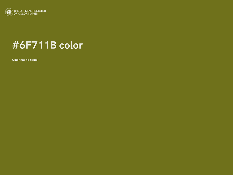 #6F711B color image