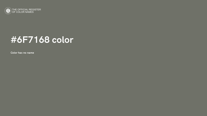 #6F7168 color image