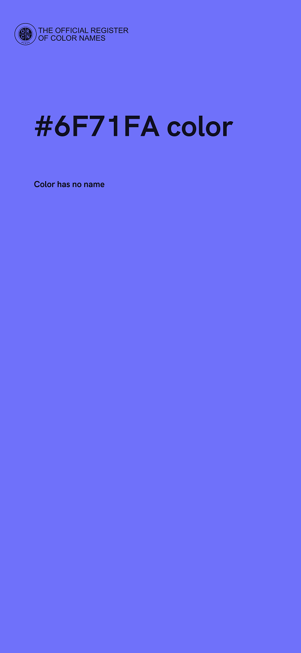 #6F71FA color image