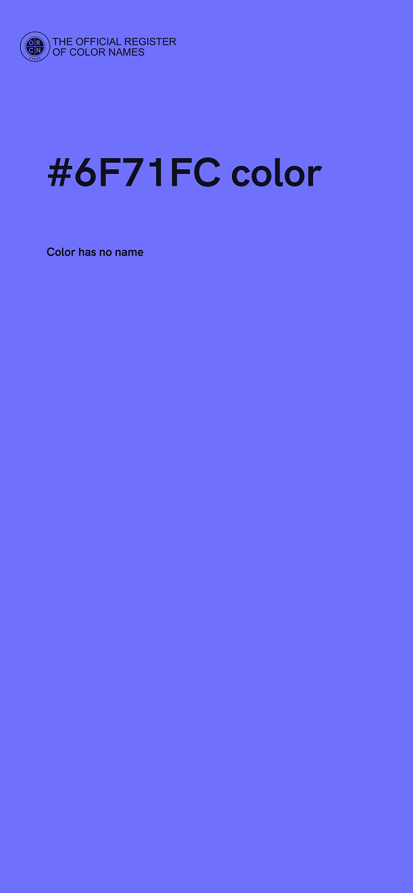 #6F71FC color image
