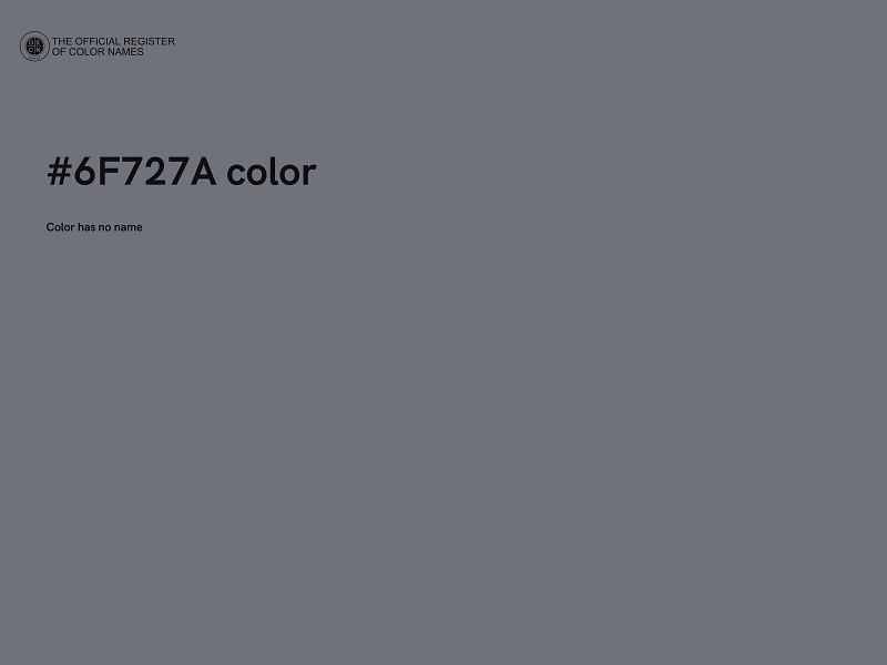 #6F727A color image