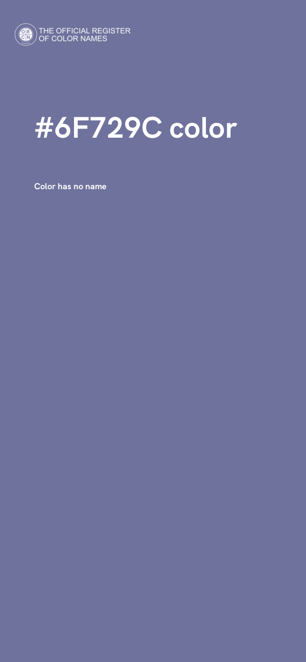 #6F729C color image