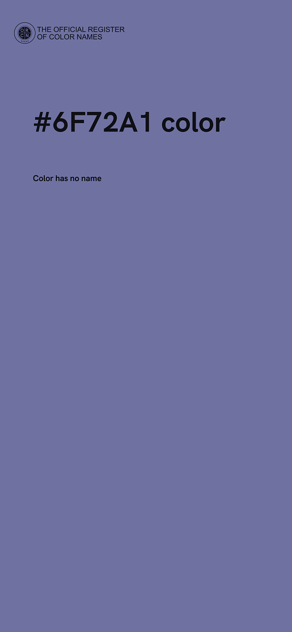 #6F72A1 color image