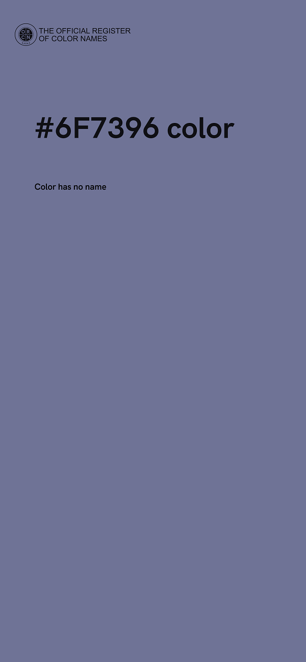 #6F7396 color image