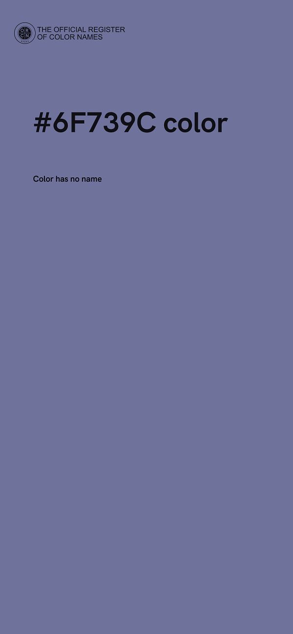 #6F739C color image