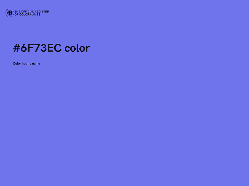 #6F73EC color image