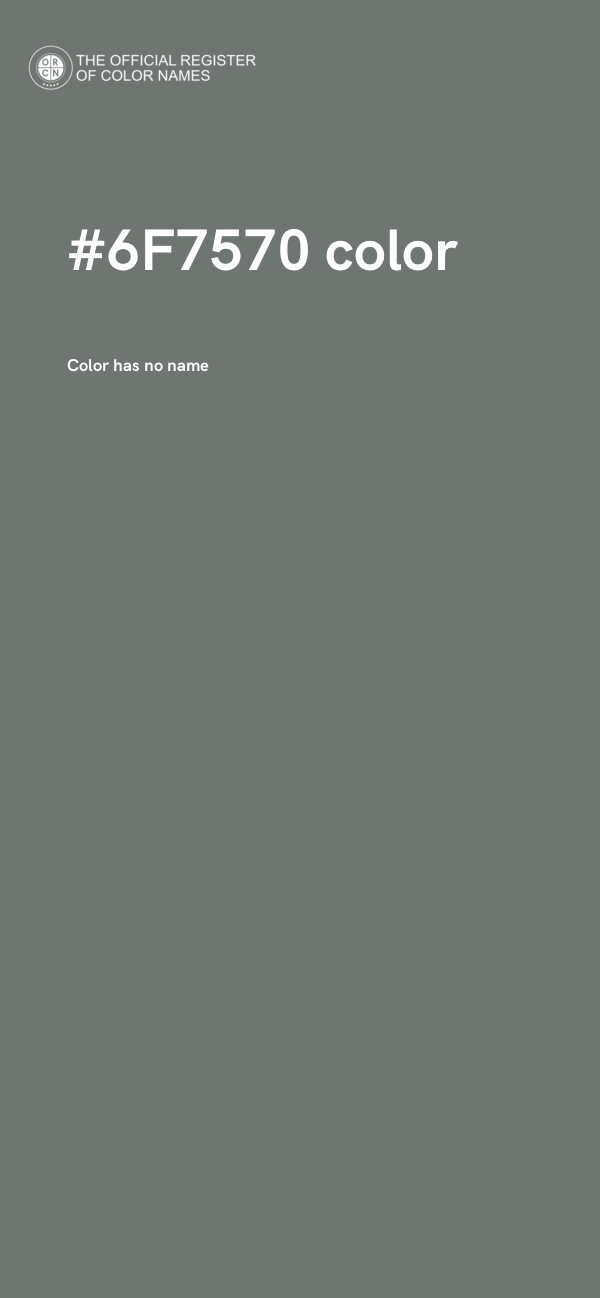 #6F7570 color image