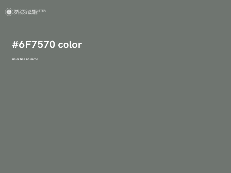 #6F7570 color image