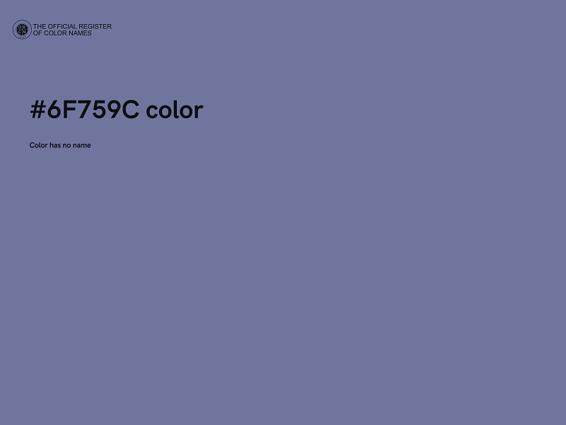 #6F759C color image