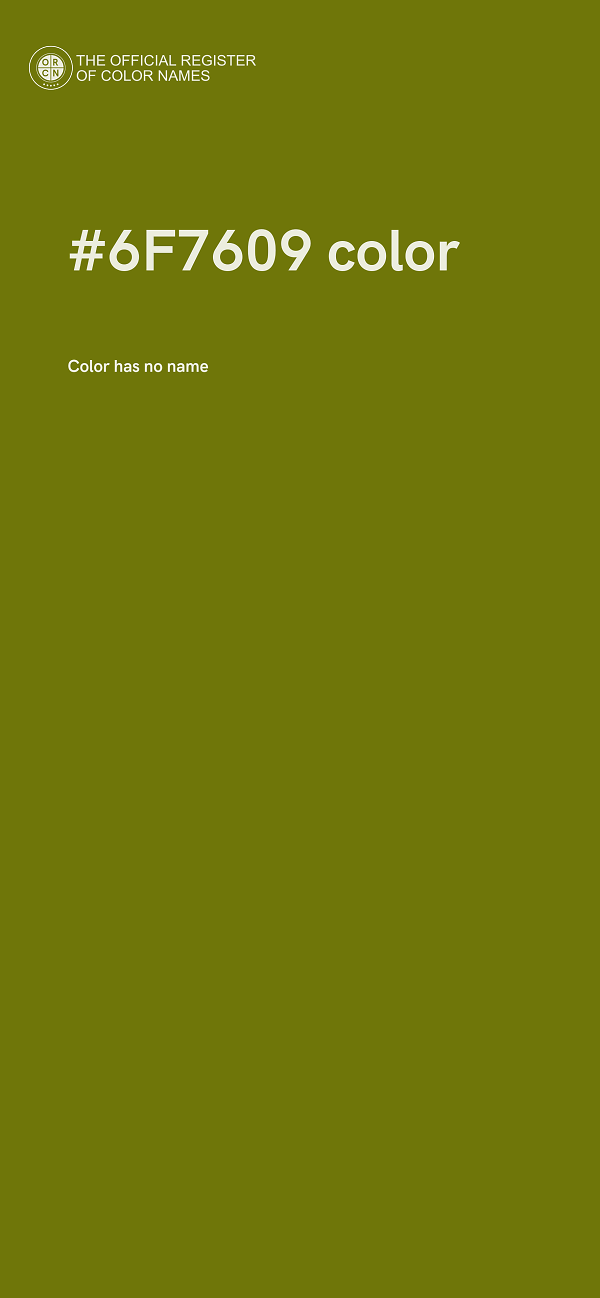 #6F7609 color image