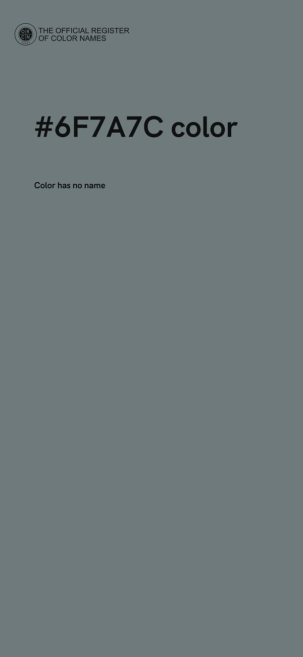 #6F7A7C color image