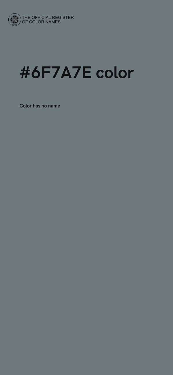 #6F7A7E color image