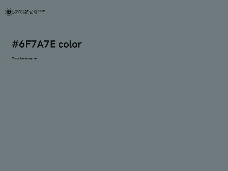 #6F7A7E color image