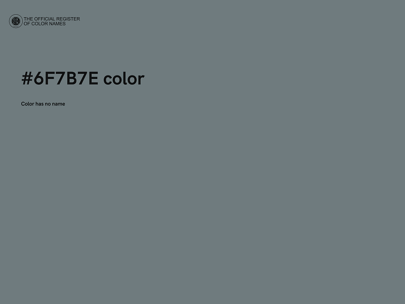 #6F7B7E color image