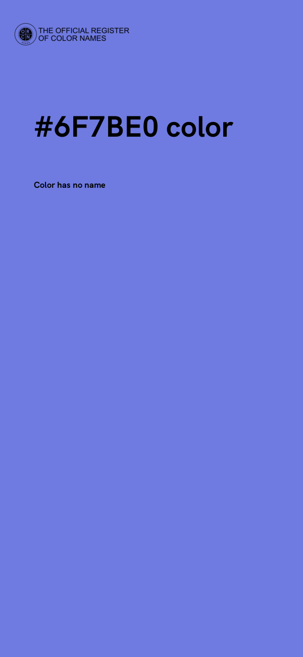 #6F7BE0 color image