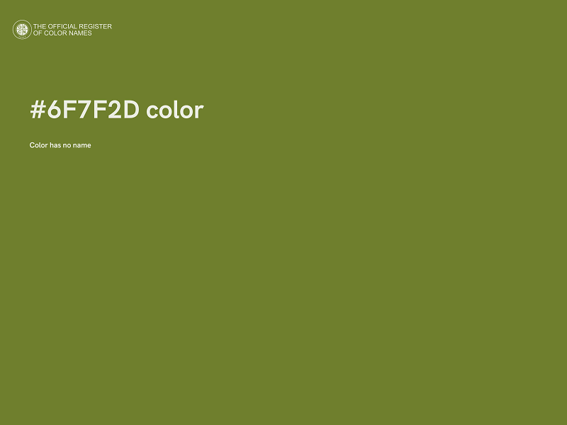 #6F7F2D color image