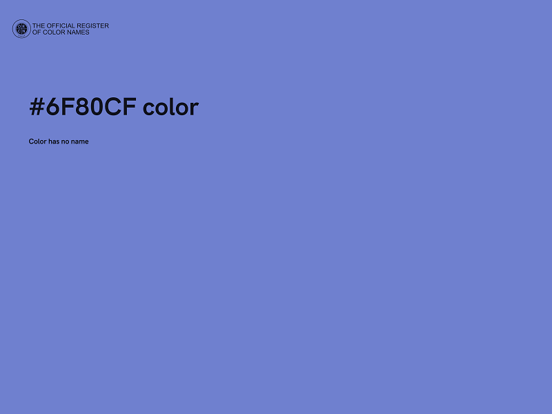 #6F80CF color image