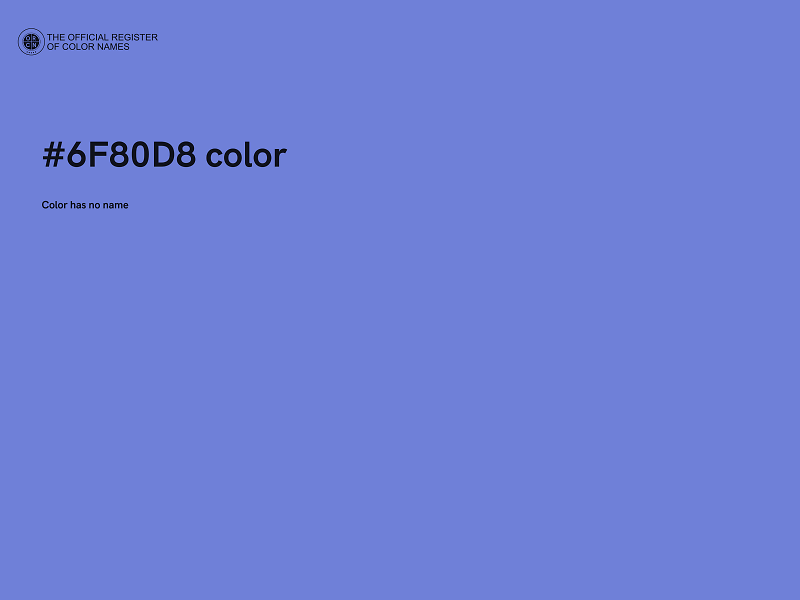 #6F80D8 color image