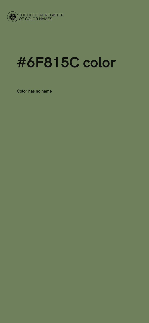 #6F815C color image