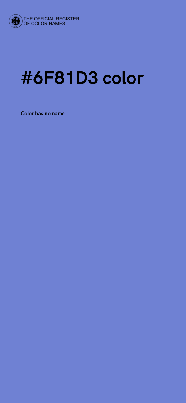 #6F81D3 color image
