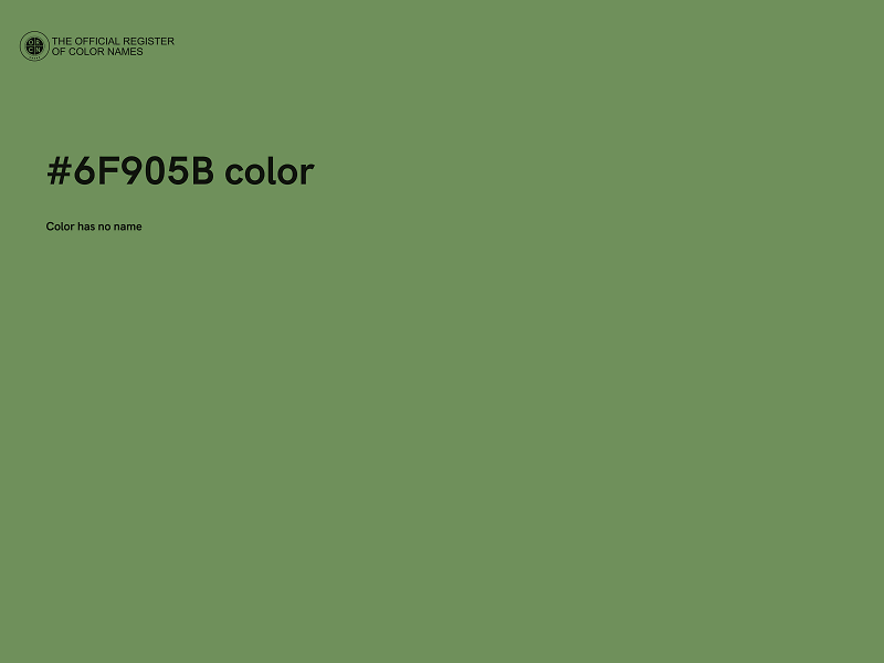 #6F905B color image