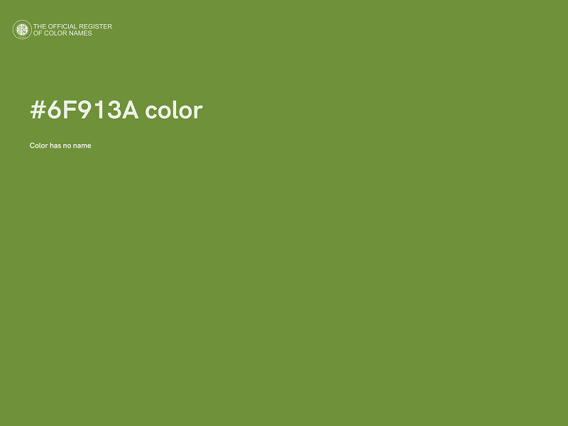 #6F913A color image