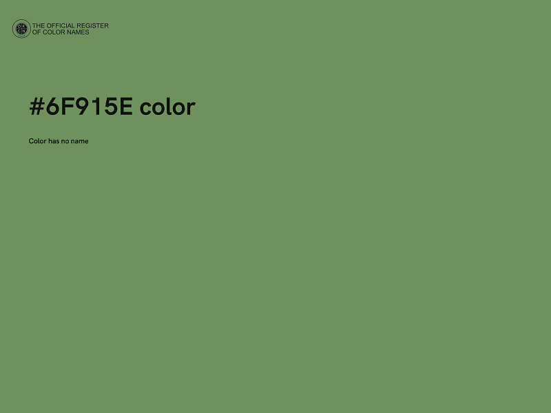 #6F915E color image