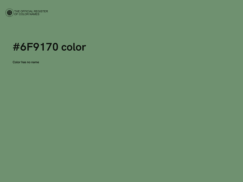 #6F9170 color image