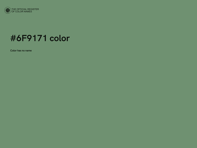 #6F9171 color image