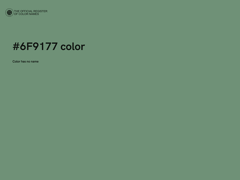 #6F9177 color image