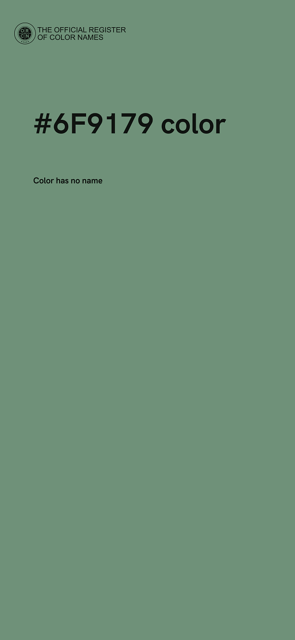 #6F9179 color image