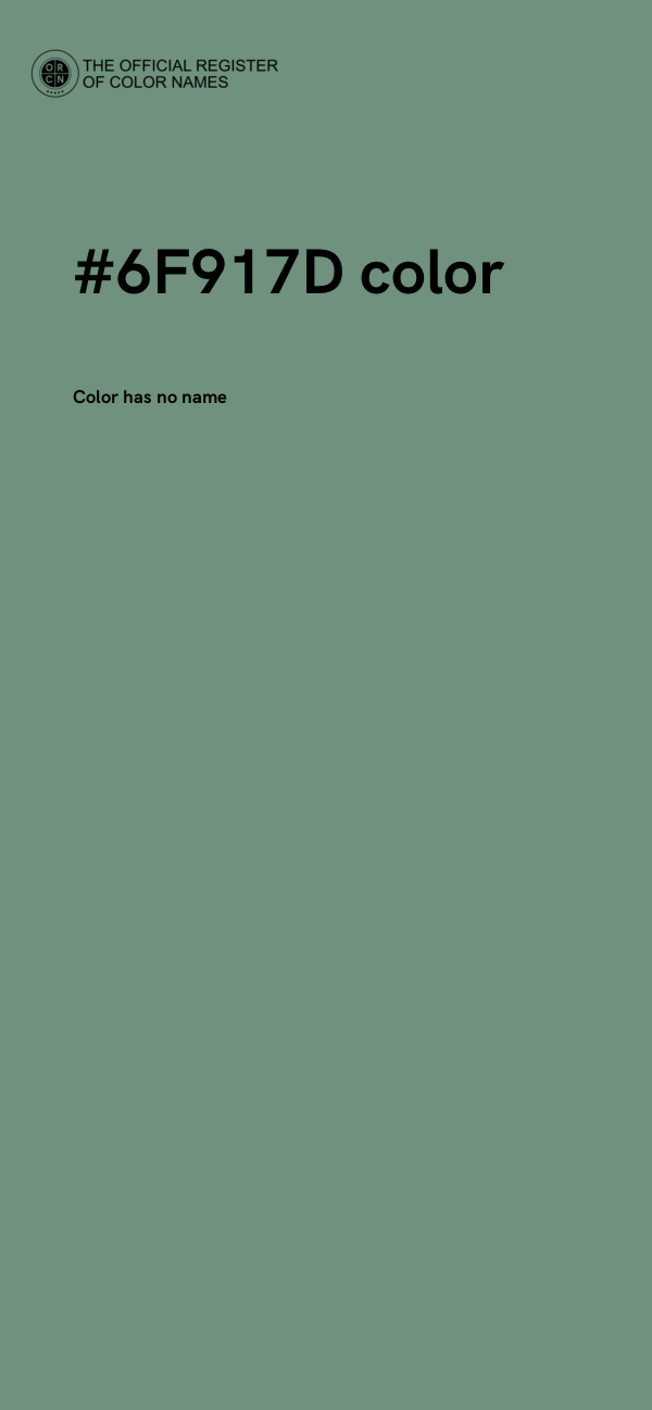 #6F917D color image