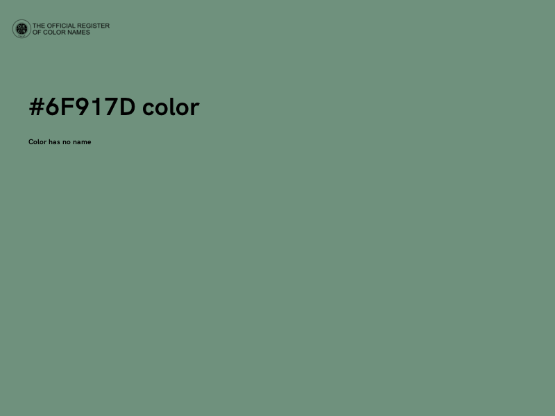 #6F917D color image