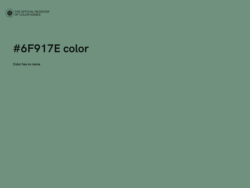 #6F917E color image