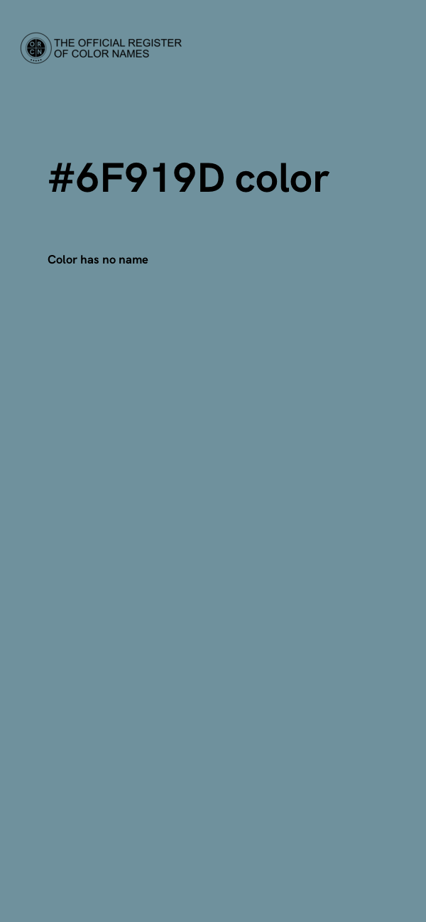 #6F919D color image