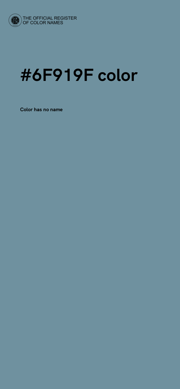 #6F919F color image
