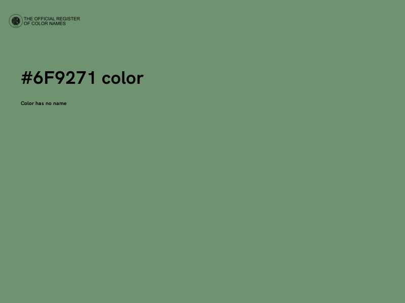 #6F9271 color image
