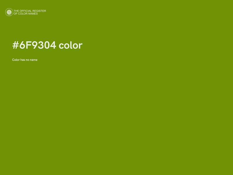 #6F9304 color image