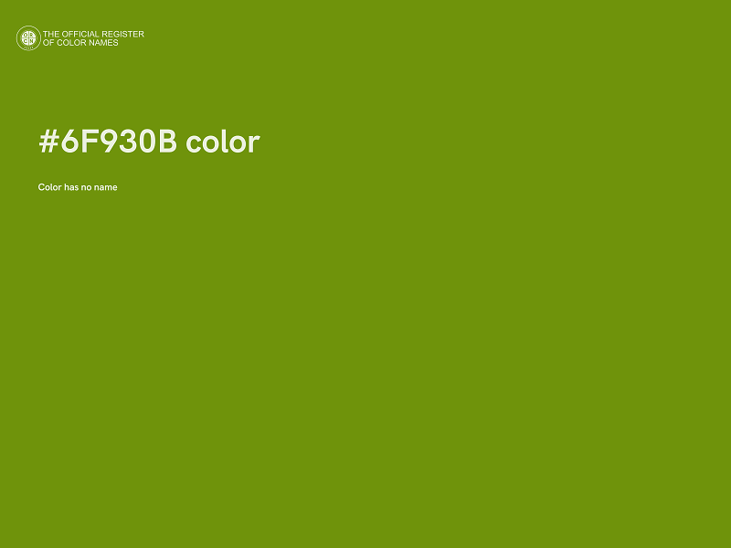 #6F930B color image