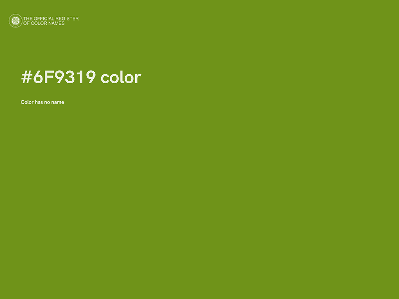 #6F9319 color image