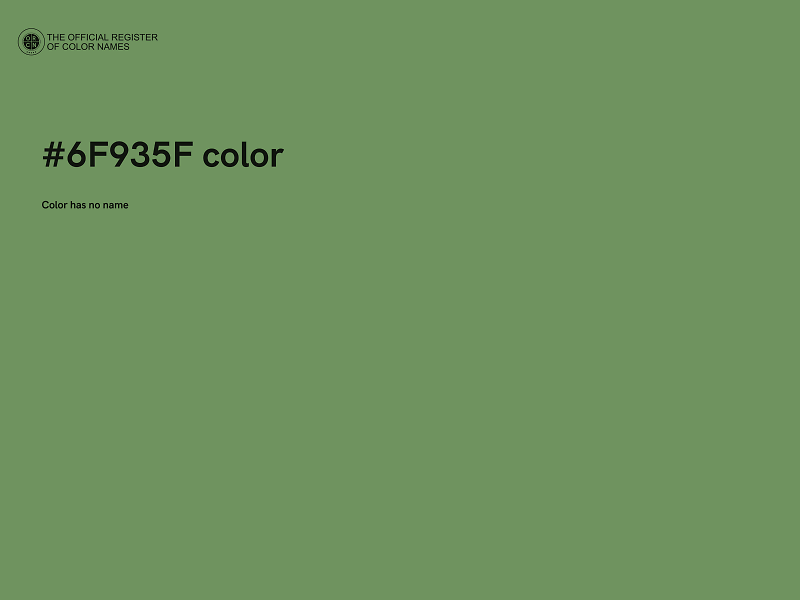 #6F935F color image