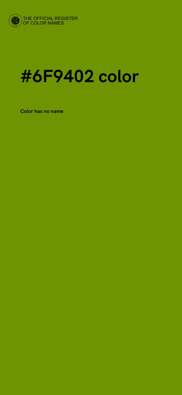 #6F9402 color image