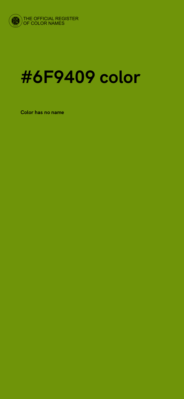 #6F9409 color image