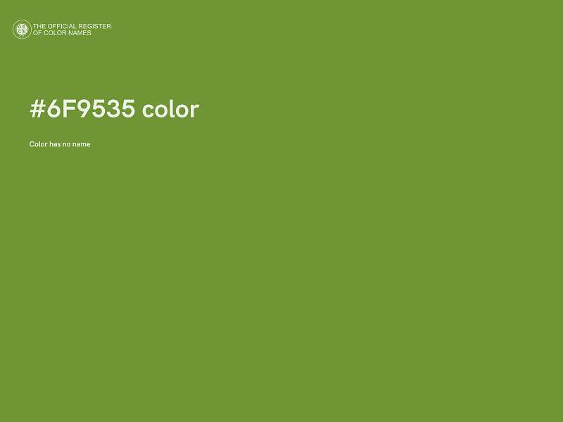#6F9535 color image