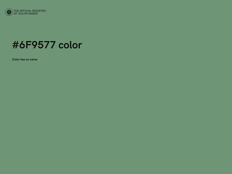 #6F9577 color image