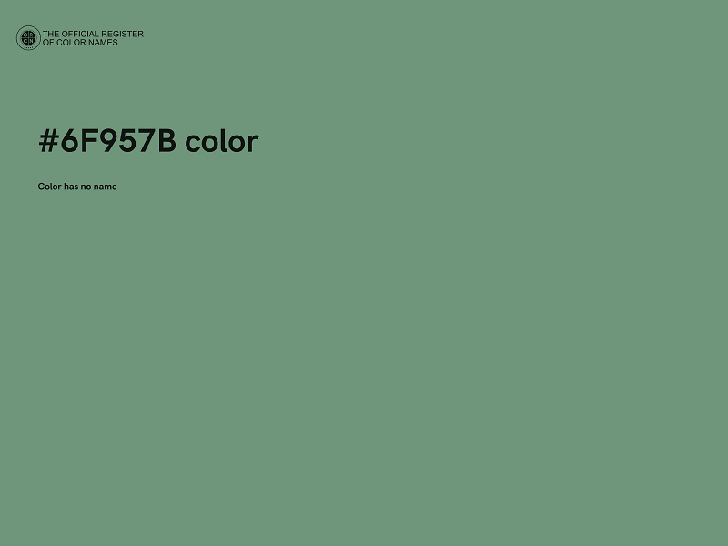 #6F957B color image