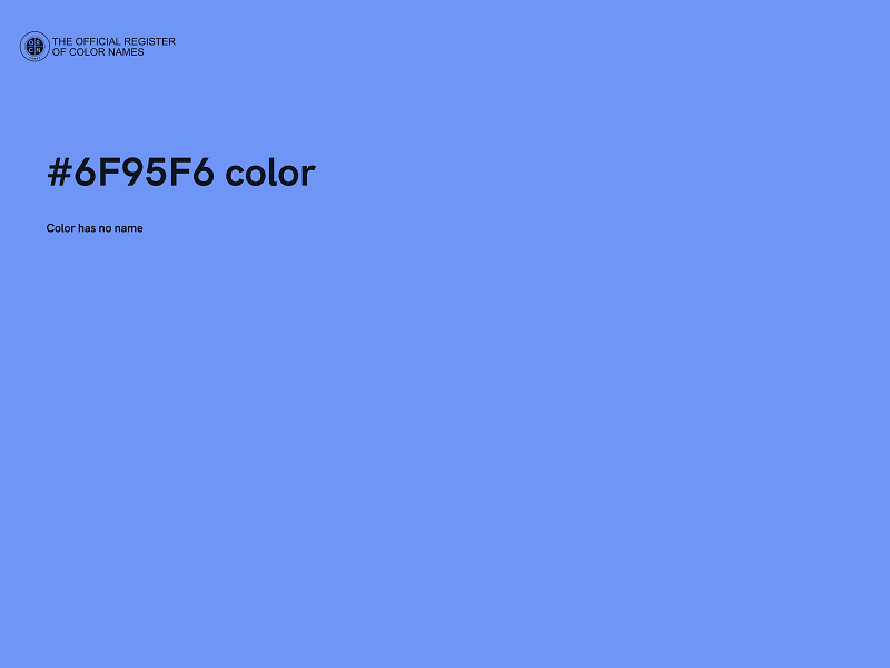 #6F95F6 color image