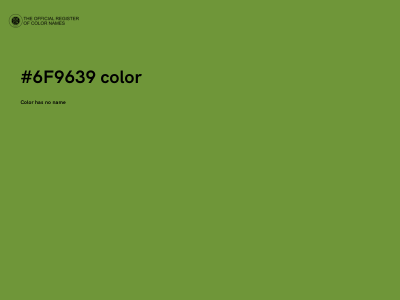#6F9639 color image