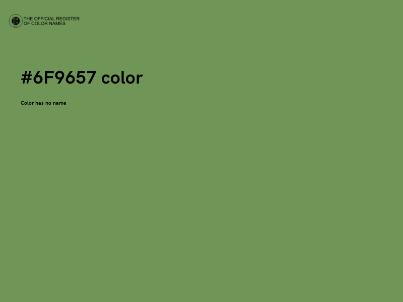 #6F9657 color image